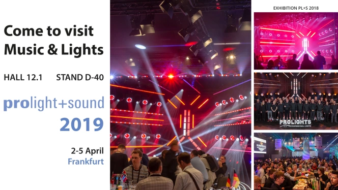 Music & Lights prepare for take-off at Prolight+Sound