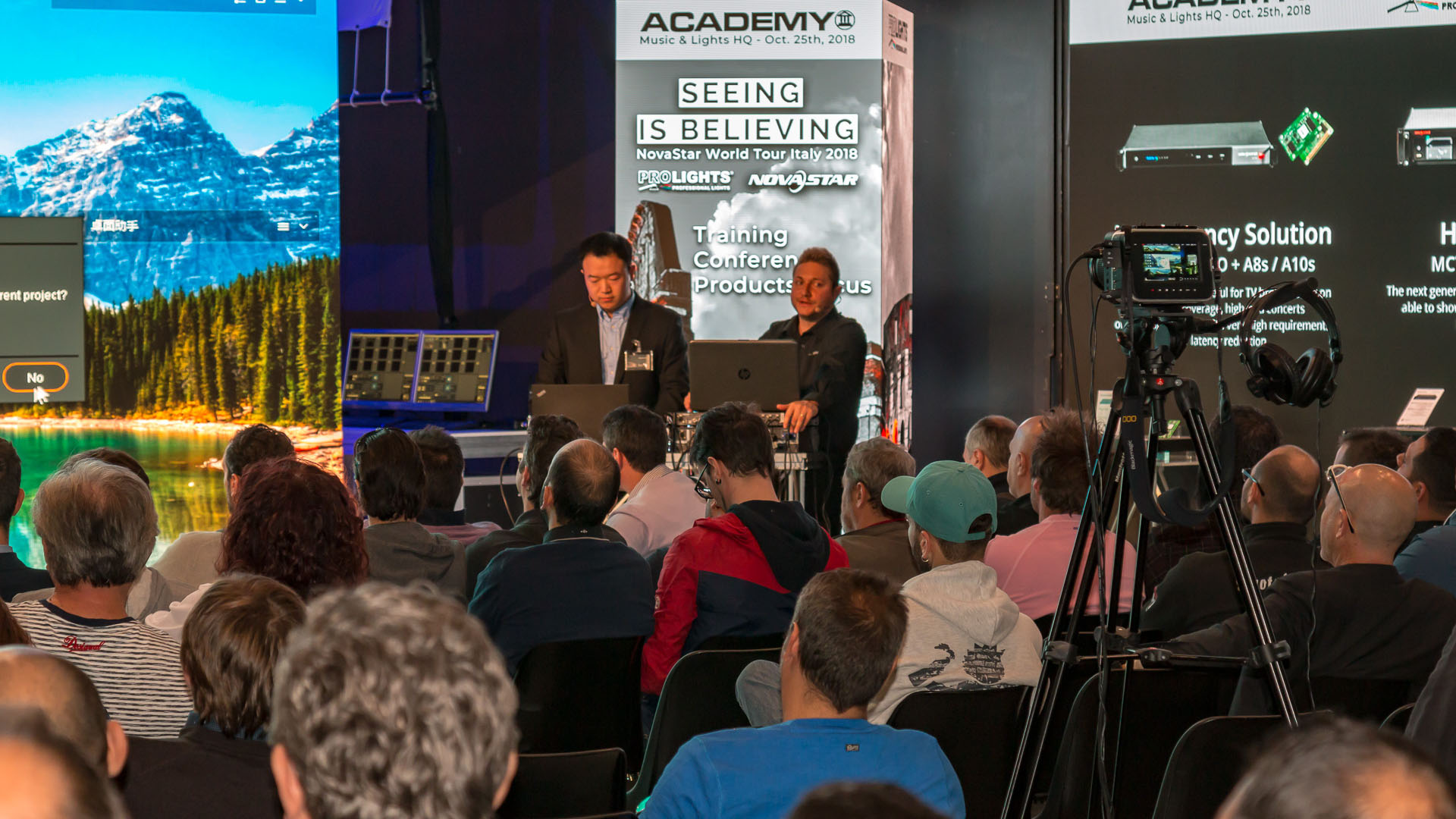 OmegaPIX video workshop: ‘Seeing is Believing’ – NovaStar world tour kicks off in Italy
