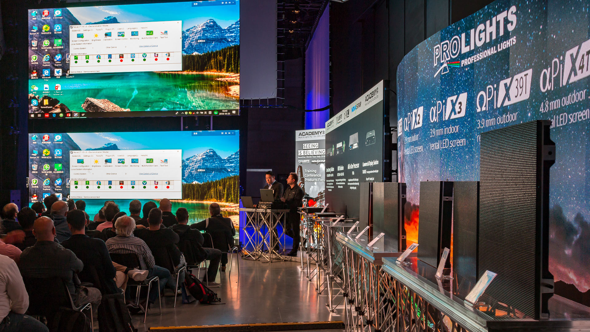 OmegaPIX video workshop: ‘Seeing is Believing’ – NovaStar world tour kicks off in Italy