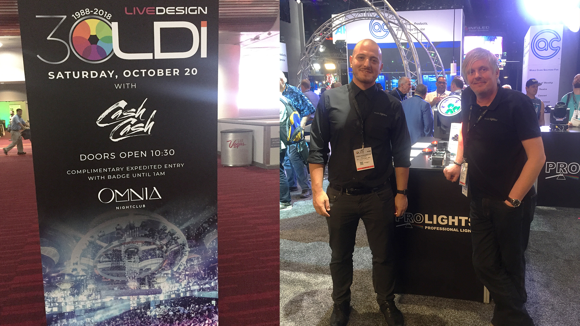 PROLIGHTS festeggia i 30 anni di LDI con A.C. Lighting Inc.