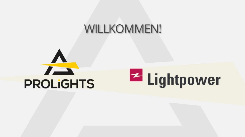 Lightpower assume la distribuzione del marchio PROLIGHTS in Germania e Austria