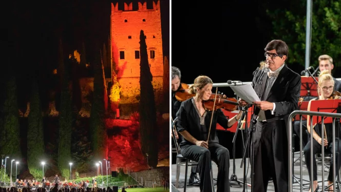 PROLIGHTS lit up the beautiful Castle of Arco