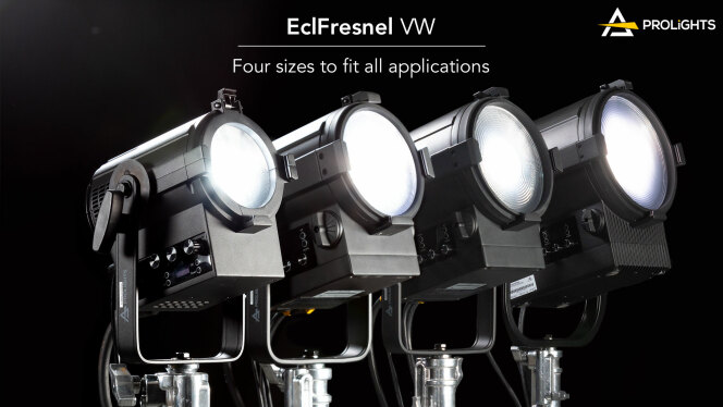 PROLIGHTS expands Fresnel family with variable white fixtures