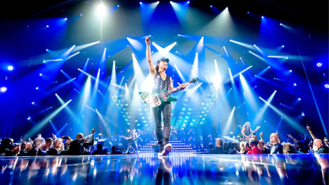 Scorpions' Rock Believer tour uses PROLIGHTS ArenaCob 4FC