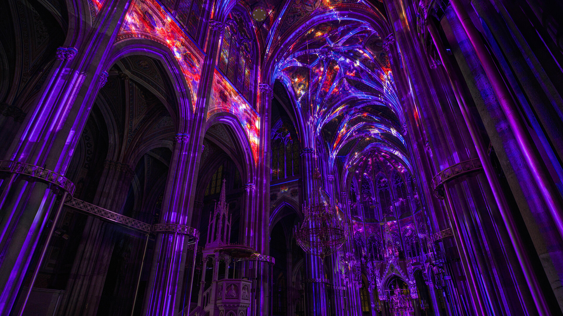 At Vienna's Votivkirche, the Story of Genesis Comes to Light with PROLIGHTS Astra Hybrid330